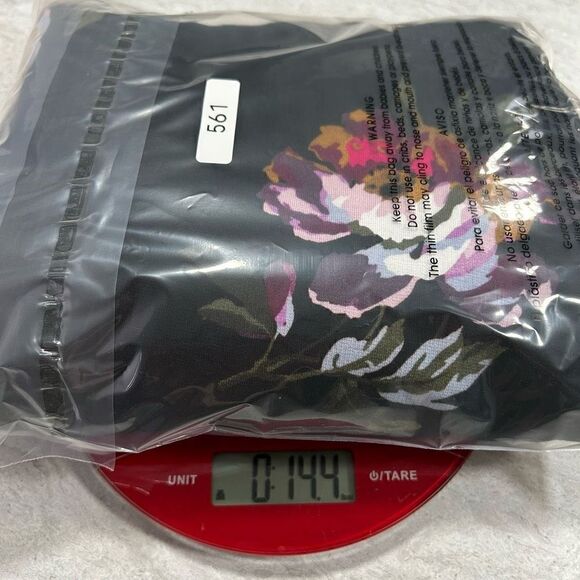 Joules Women’s Black Floral Long Sleeve A Line Midi Dress Size US 8 - Picture 12 of 12